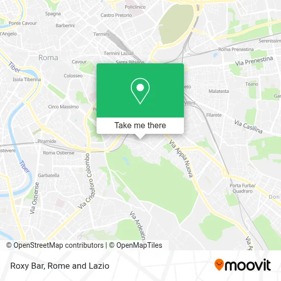 Roxy Bar map