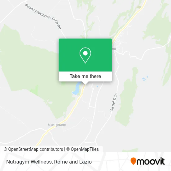 Nutragym Wellness map