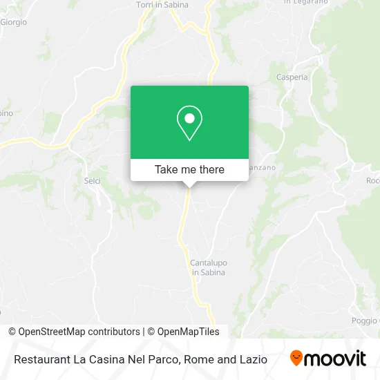 Restaurant La Casina Nel Parco map