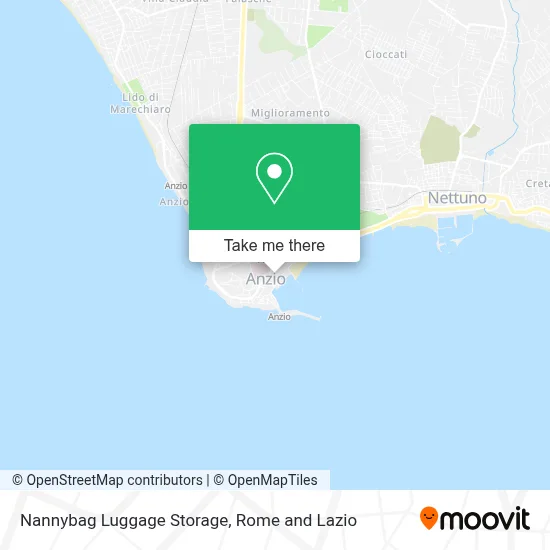 Nannybag Luggage Storage map