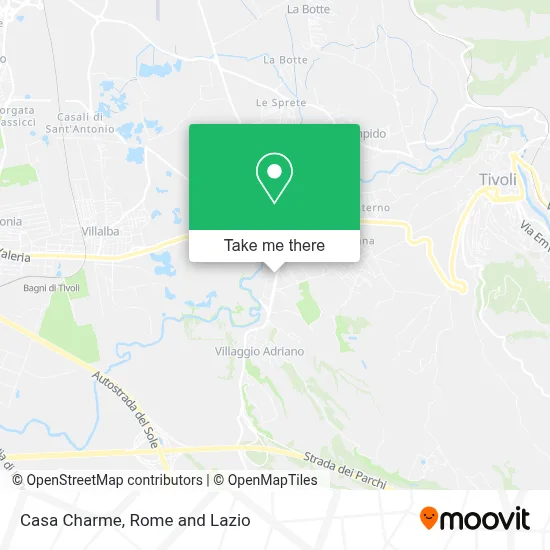 Casa Charme map