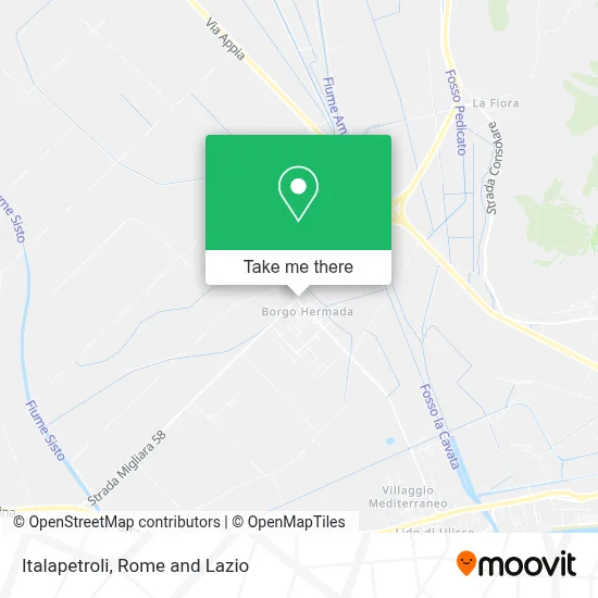 Italapetroli map