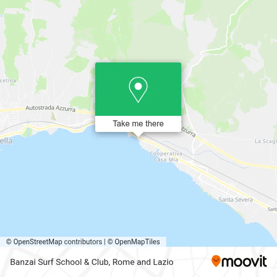 Banzai Surf School & Club map
