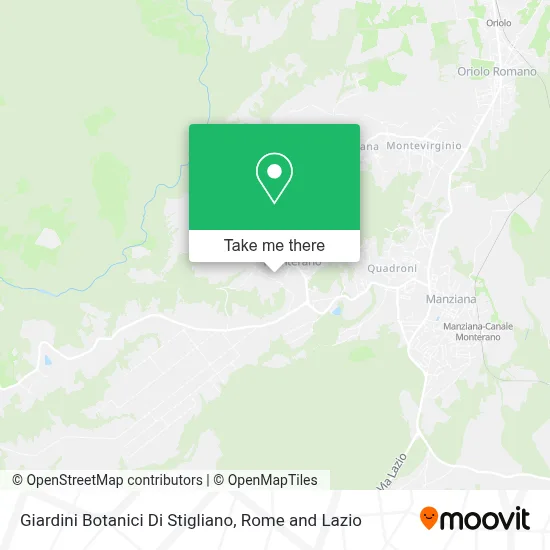 Giardini Botanici Di Stigliano map