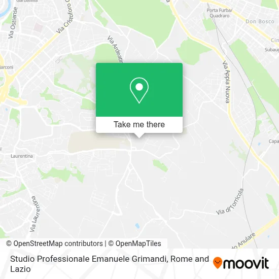 Studio Professionale Emanuele Grimandi map