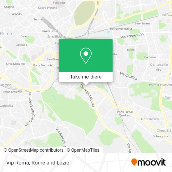 Vip Roma map