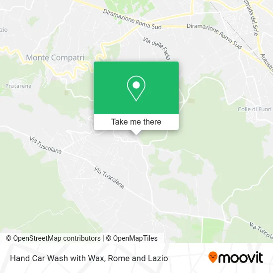 Hand Car Wash with Wax map
