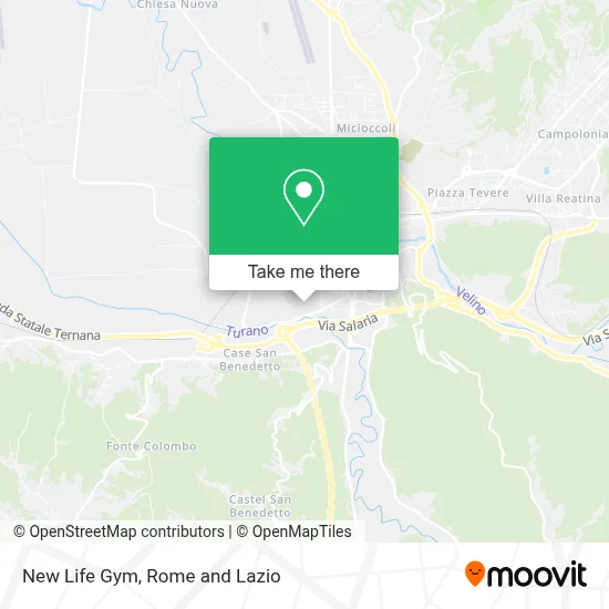 New Life Gym map