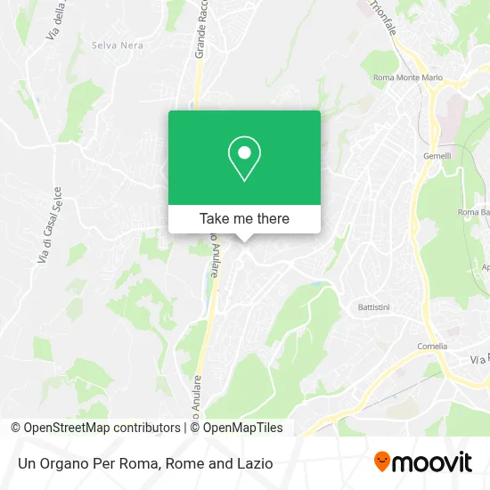 Un Organo Per Roma map