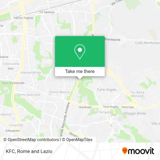 KFC map