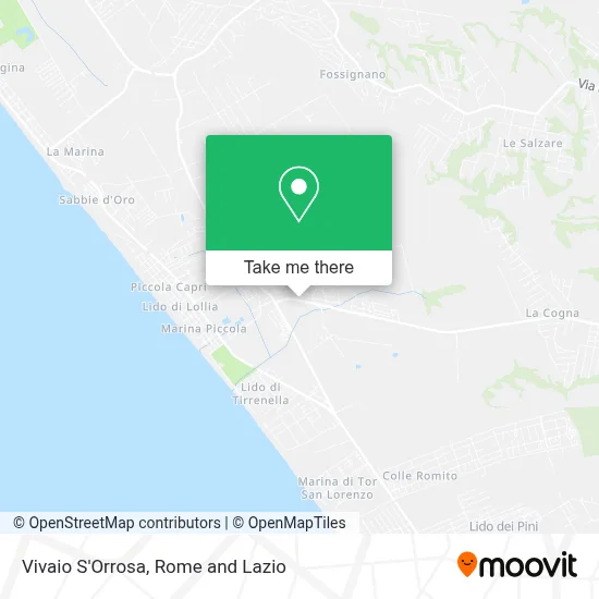 Vivaio S'Orrosa map
