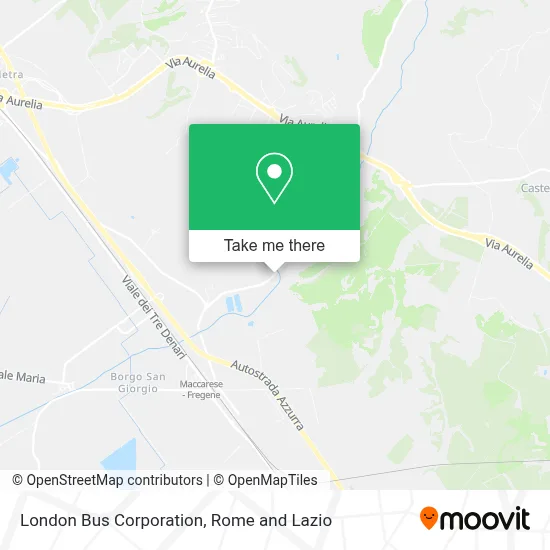 London Bus Corporation map