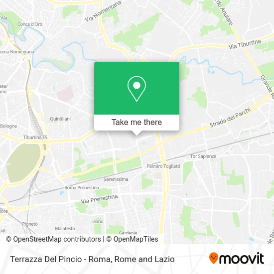 Terrazza Del Pincio - Roma map
