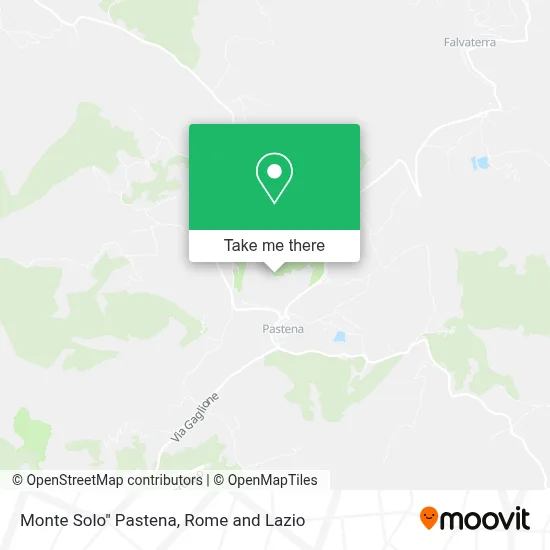 Monte Solo" Pastena map