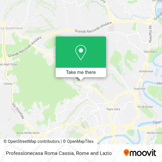 Professionecasa Roma Cassia map