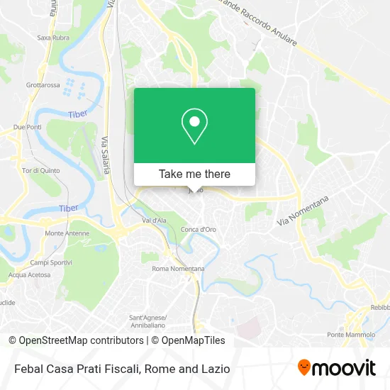 Febal Casa Prati Fiscali map