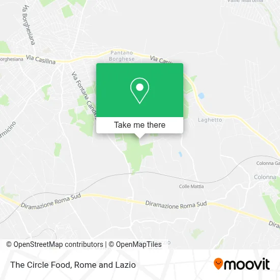 The Circle Food map