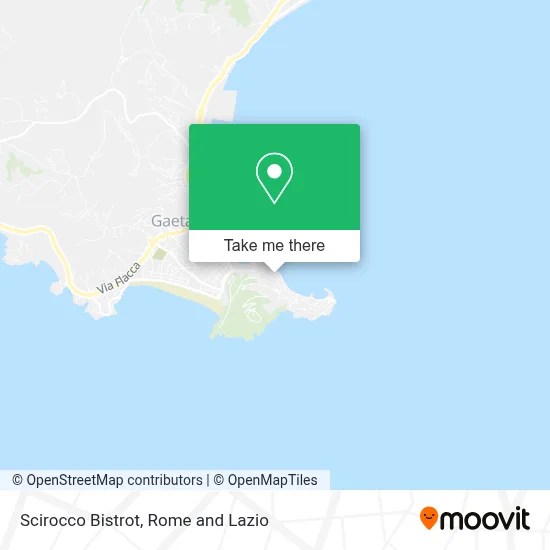 Scirocco Bistrot map