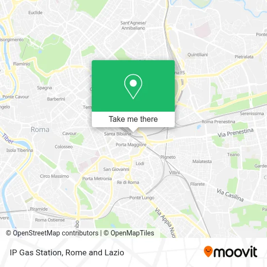 IP Gas Station map