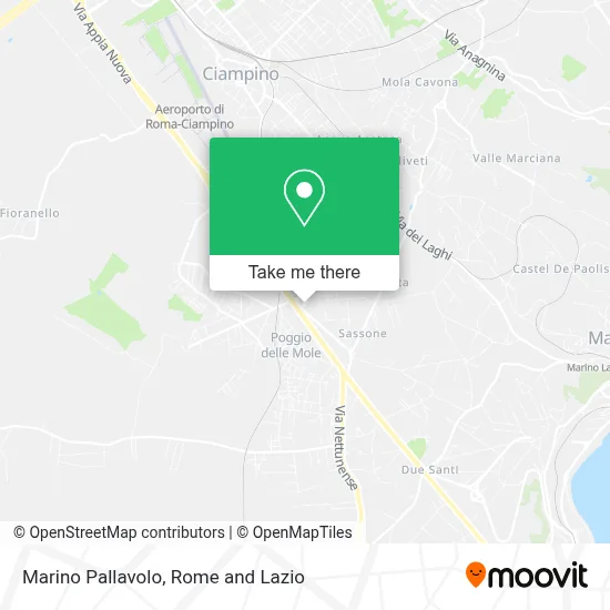 Marino Pallavolo map