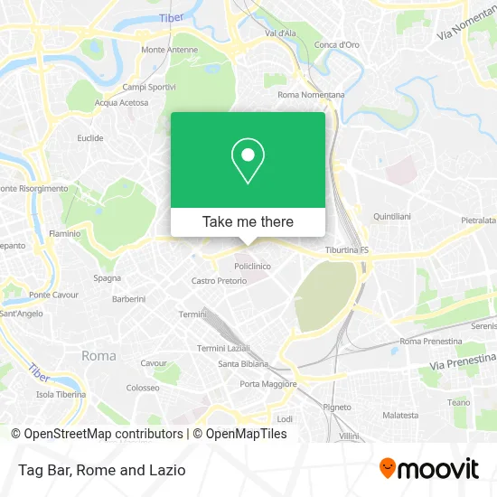 Tag Bar map