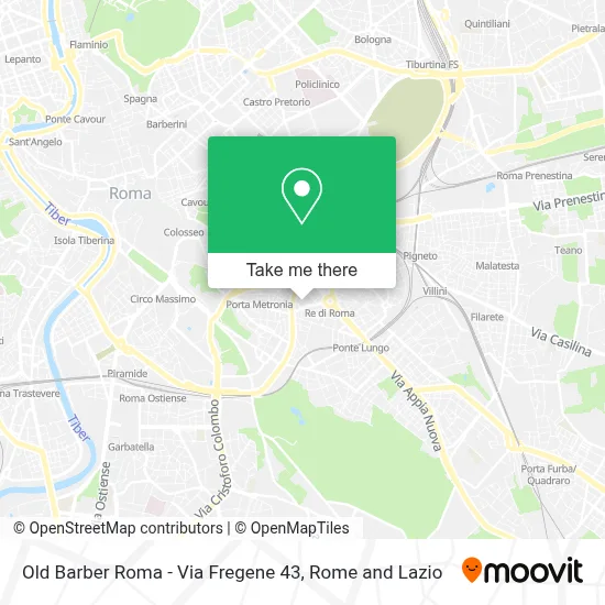 Old Barber Roma - Via Fregene 43 map
