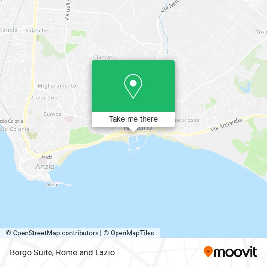 Borgo Suite map