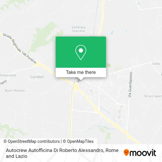 Autocrew Autofficina Di Roberto Alessandro map