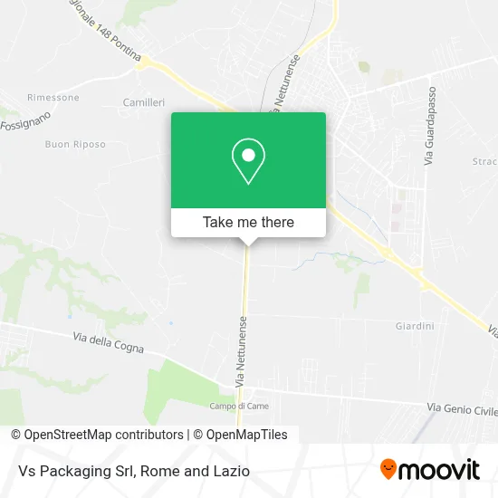 Vs Packaging Srl map