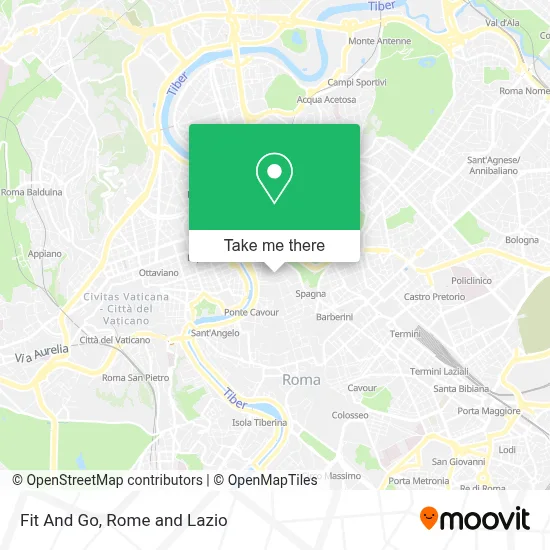 Fit And Go map