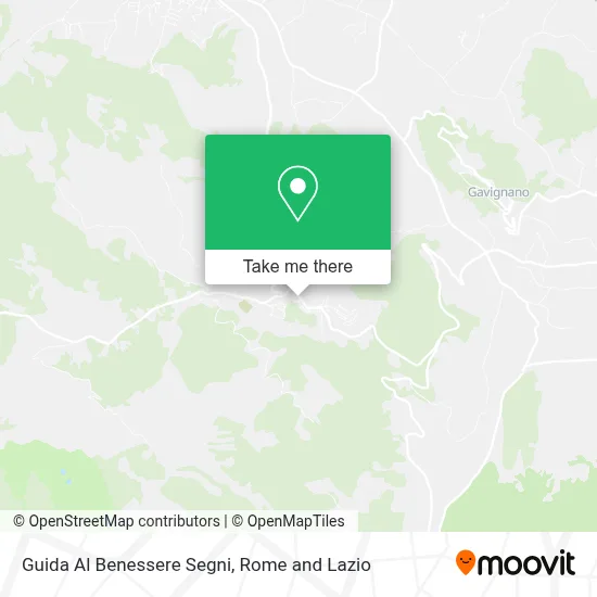 Guida Al Benessere Segni map