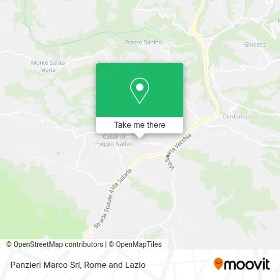Panzieri Marco Srl map