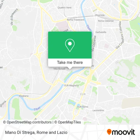 Mano Di Strega map