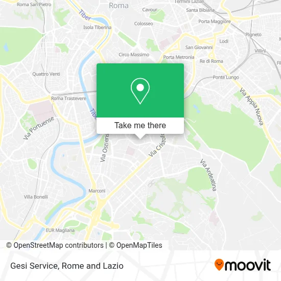 Gesi Service map