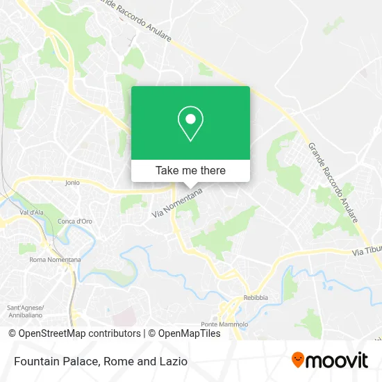 Fountain Palace map