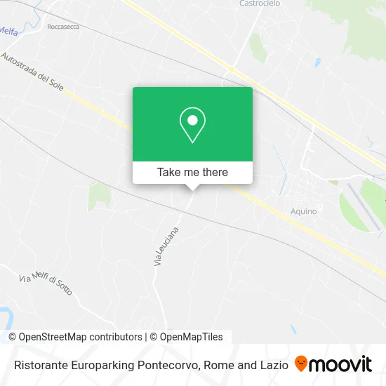 Ristorante Europarking Pontecorvo map