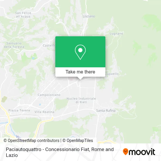 Paciautoquattro - Concessionario Fiat map