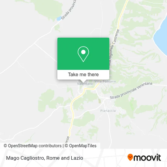 Mago Cagliostro map