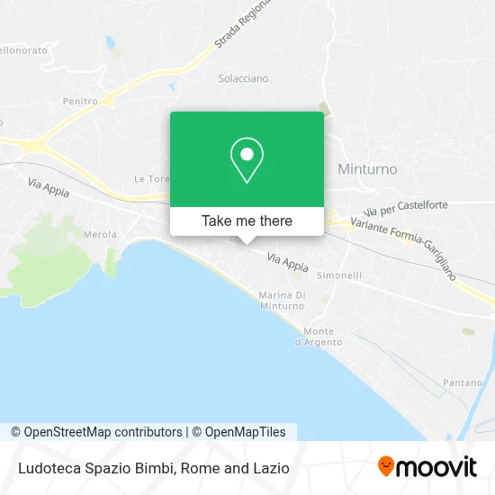 Ludoteca Spazio Bimbi map