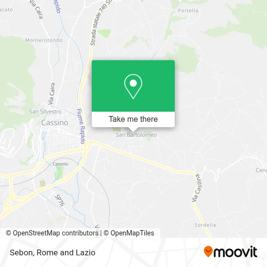 Sebon map