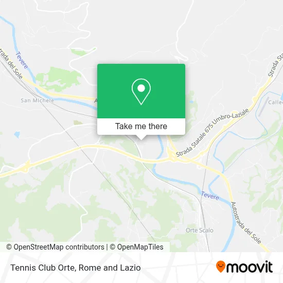 Tennis Club Orte map
