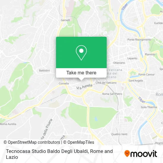 Tecnocasa Studio Baldo Degli Ubaldi map