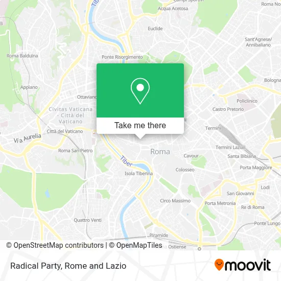 Radical Party map