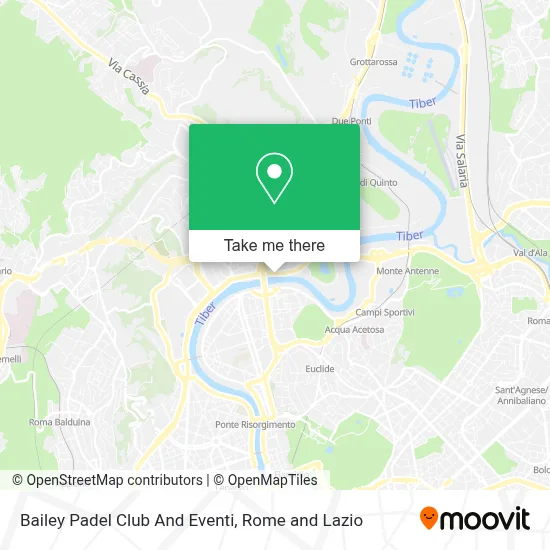 Bailey Padel Club And Eventi map