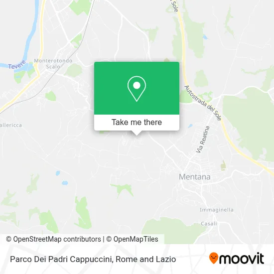 Parco Dei Padri Cappuccini map