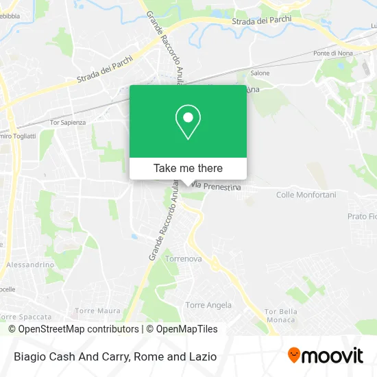Biagio Cash And Carry map