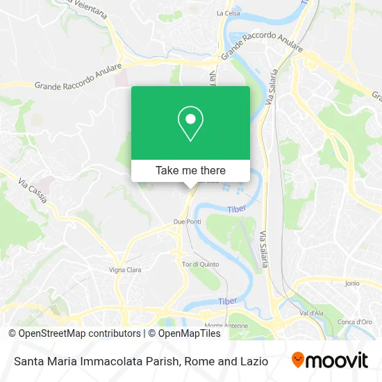 Santa Maria Immacolata Parish map