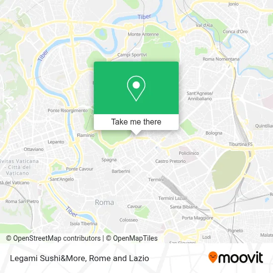 Legami Sushi&More map