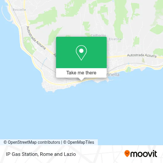 IP Gas Station map