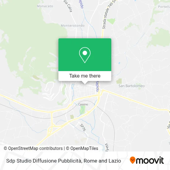 Sdp Studio Diffusione Pubblicità map